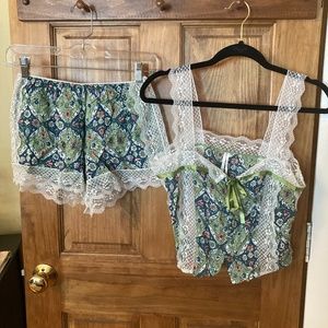 The Sylvie Two-Piece Lounge Set by Anthropologie